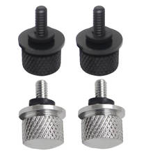 Parafusos de metal cnc, 2 peças, placa de metal/carenagem/assento/sela, parafuso 6mm para harley, parafusos fixadores, tampa, alumínio, universal 2024 - compre barato