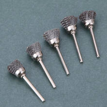 10pcs 3mm Dia Brass Wire Wheel Brush Cup For Grinder Drill Rust Weld Rotary Tool 2024 - buy cheap