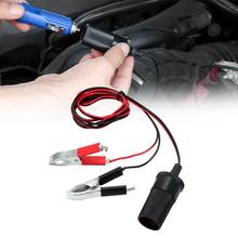 Terminal de batería de coche de 12V, Clip de abrazadera para baterías hembra, enchufe para encendedor de cigarrillos, adaptador para camión, accesorios para motocicleta 2024 - compra barato