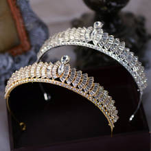 Tiara para noivas, acessório de cabelo para casamento, diadema para noivas 2024 - compre barato