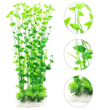 HONGYI-plantas artificiales de plástico para acuario, decoraciones para peceras, grandes, paquete de 7 2024 - compra barato