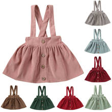 1-6T Toddler Kids Baby Girls Strap Suspender Skirt Infant Toddler Ruffled Casual Strap Sundress Summer Outfit Clothes 2024 - buy cheap