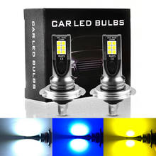 Luces antiniebla para coche, lámpara LED superbrillante 3030SMD, H7 H8 H11 HB3 9006 9005, 6000K, blanco, 2 uds. 2024 - compra barato