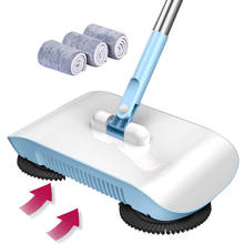 hand push sweeper household broom Factory direct dustpan mop all-in-one gift mop sweeper without dead corner cleaning mop 2024 - buy cheap
