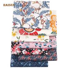 Haisen,7pcs/Lot,40x50cm,Floral Printed Twill Cotton Fabrics Patchwork Cloth DIY Sewing Quilting Tissue Material For Baby&Child's 2024 - buy cheap