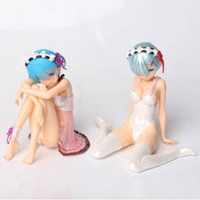 11.5CM Anime Re:Life in a different world from zero swimsuit ver. Rem sexy Action Figure Japan Anime PVC Model Toys Gift 2024 - buy cheap