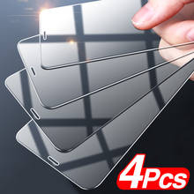 4Pcs Full Cover Tempered Glass For iPhone 11 Pro X XR XS 12 13 Pro Max Mini Screen Protector For iPhone 6 7 8 Plus Glass film 2024 - buy cheap