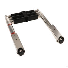 3-Step Stainless Steel Under Platform Slide Mount Boat Boarding Telescoping Ladder 2024 - buy cheap