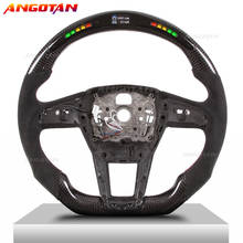 Racing LED Steering Wheel Carbon Fiber Fit For Audi A7 Sports Modification Steering Wheel Kit 2024 - buy cheap