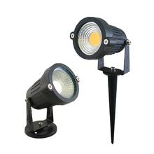 Outdoor COB LED Garden Lamp 3W/5W/10W Waterproof IP65 220V 12V Spike Lawn Light Path Landscape Villa Decor Spot Lighting Fixture 2024 - buy cheap