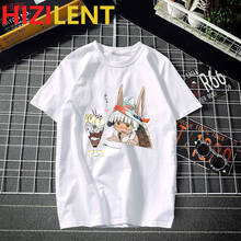 Camiseta 100% de algodón para mujer, ropa de estilo harajuku, anime, Manga gótica, lolita, cosplay, kawaii, hecho en Abyss 2024 - compra barato