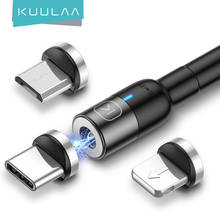 KUULAA Magnetic Charging Cable USB Charger Cord Micro Type C Fast Charge Cable For iPhone Xiaomi Mobile Phone Magnet USBC Wire 2024 - buy cheap