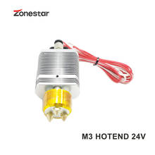 ZONESTAR 3-IN-3-OUT Hotend  3 Color Triple-Extruder 1.75mm Filament 0.4mm Nozzle 3D Printer Parts  24V50W Heater 2024 - buy cheap