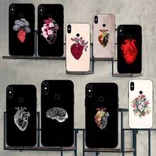 Medical Human Organs Brain Meridian Kidney Art Phone Cases For Xiaomi Mi Redmi Note 7 8 9 pro 8T 9T 9S 9A 10 Lite pro 2024 - buy cheap