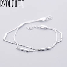 Brand Fashion Silver Color  Multi-layer Chains Bracelets for Women Chains Bracelets Summer Beach Jewelry 2024 - buy cheap