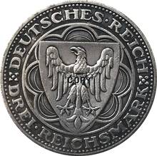 1927 German 3 Reichsmark (100th Anniversary of Bremerhaven - A) coins COPY  30mm 2024 - buy cheap