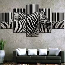 Full Square Round 5D Diy Diamond Painting 5Pieces Black and White Zebra Cross Stitch Diamond Embroidery Multi-Picture A272 2024 - buy cheap