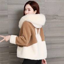 New 2019 Winter Thick Warm Faux Fur Coat Women Plus Size Hooded Long Sleeve Faux Fur Jacket Luxury Winter Fur Coats bontjas 2024 - buy cheap