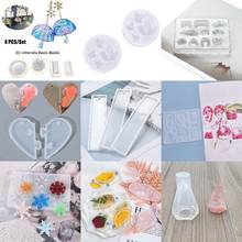 11 Styles Epoxy Casting Molds Set Silicone UV Casting Tools Kits Resin Casting Molds For Jewelry Making DIY Findings 2024 - buy cheap