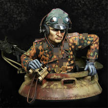 Kit de figura de resina segunda guerra mundial, modelo de montagem em escala 1/9, kit de resina para usar com busto, brinquedo automontado colorido 2024 - compre barato