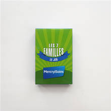 New 7 Family Poker Cards Early Childhood Puzzle Game Cards Board Games Chess French 7 Family Board Games 2024 - buy cheap