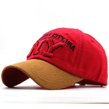 New cotton fishing unisex baseball cap snapback hat for men women sun hat bone gorras ny embroidery spring cap wholesale 2024 - buy cheap