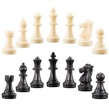 Chess Pieces 8.5cm King Chessmen Adults Children Plastic Chess Figures Tournament Game Toy Backgammon 2024 - buy cheap