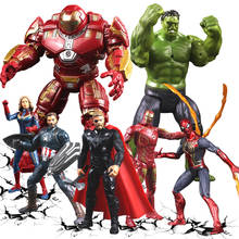 Figuras de acción de Endgame para niños, Thanos, Hulk, Iron Man, Thor, Lobezno, 30cm 2024 - compra barato