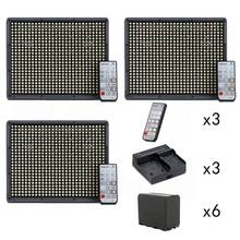 Aputure-Kit de luz LED para vídeo, 2x HR672C + HR672W CRI 95 +, 6 x NP-F970, cargador Dual 2024 - compra barato