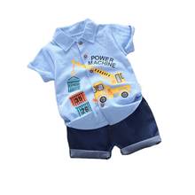 Summer Cotton Children Clothes Baby Boys T Shirts Shorts 2Pcs/sets Infant Outfit Kids Fashion Toddler Casual Clothing Tracksuits 2024 - buy cheap