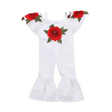 2020 New Fashion Kids Baby Girls Toddler Summer Zipper Floral Romper Jumpsuits Trousers Outfits Clothes 1-6Y 2024 - buy cheap