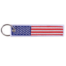 US Flag Keychain Mobile Phone Strap with Key Ring EDC for Motorcycles Scooters Cars and Patriotic American Flag Gift Keychains 2024 - buy cheap