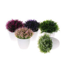 Bonsai artificial em vaso 1 conjunto, plantas para jardim e hotel, flores falsas em vaso 2024 - compre barato