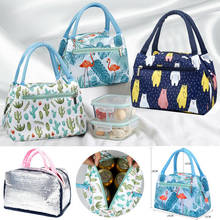 Hot Portable Cute Printed Thermal Insulated Lunch Bag Kids Girl Picnic Waterproof Tote Cooler Lunch Box Bag 2024 - buy cheap