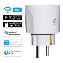 Умная розетка Wi-Fi розетка EU 16A приложение синхронизации дистанционное управление через iOS Android телефон работает с Alexa Google Assistant Голосовое управление 2024 - купить недорого