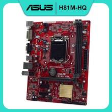 ASUS H81M-HQ Материнские платы для настольных ПК Intel H81M DDR3 8G LGA 1150 DVI VGA SATA III USB 3,0 ATX набор материнских плат 2024 - купить недорого