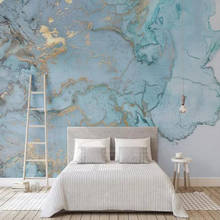 Milofi custom wallpaper mural abstract blue artistic landscape water splash background wall decoration wallpaper mural 2024 - buy cheap