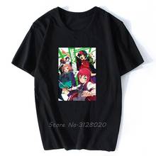 New The Devil Is A Part Timer Anime Tv Show Poster Men'S T-Shirt Men Cotton O-neck TShirt Hip Hop Tees Tops Streetwear 2024 - buy cheap