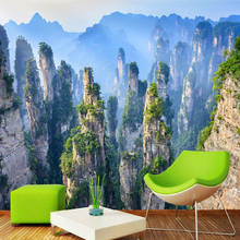 3d papel de parede clássico montanha paisagem murais sala tv sofá tema do hotel fundo da pintura 3d adesivos à prova dwaterproof água 2024 - compre barato