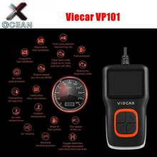 Новейший OBD2 Viecar VP101 Автомобильный сканер для считывания кода считывание и очистка кода неисправности VP 101 Поддержка нескольких языков OBDII/EOBD ODB2 анализатор 2024 - купить недорого