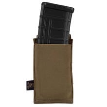 KRYDEX 5.56 Tactical Elastic Rifle Magazine Pouch CB Color Single MOLLE / PALS Open Top High Speed Fast Draw Magazine Carrier 2024 - buy cheap