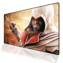 Нескользящий натуральный каучук большой игровой коврик для мыши Assassins Creed 700*400 мм большой ноутбук Lockedge Gamer Play PC коврик для мыши Коврик для мыши 2024 - купить недорого