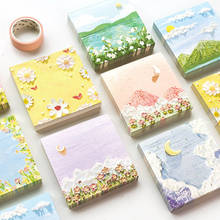 100 Sheets/Pack Creative Stationery Sticky Notes Loose Leaf Decoration Memo Pad Colors Children Gifts Office School Supplies 2024 - buy cheap