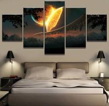 5 Piece HD Print Large Celestial Collisions Crush Painting Canvas Wall Art Picture Home Decoration Living Room Canvas Painting 2024 - buy cheap