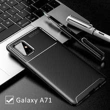 Чехол для samsung a71 5g бампер чехол на galaxy a 71 71a samsunga71 galaxya71 защитный чехол для телефона сумка силиконовый матовый чехол из мягкого ТПУ 2024 - купить недорого