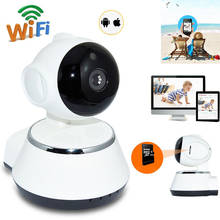 Ip-камера 720P HD Wifi беспроводная домашняя камера видеонаблюдения 3,6 мм широкоугольная камера для помещений поддержка купола ночного видения 2024 - купить недорого