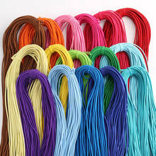 2mm Colorful High-Quality Round Elastic Band Round Elastic Rope Rubber Band Elastic Line DIY Sewing Accessories 5yards 2024 - buy cheap