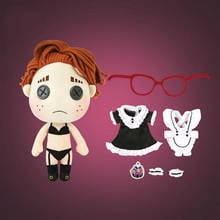 Anime Identity V Survivalist Lucky Cosplay Maid Dress Outfit Doll Plush Stuffed Cushion Throw Pillow Toy Diy Change Set Gift 2024 - buy cheap