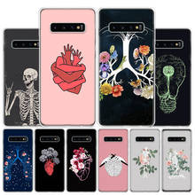 Human Organs Brain Phone Case For Samsung Galaxy S22 S21 Ultra S10 Plus S20 FE S10E S9 S8 S7 Edge J4 + Soft Cover Coque 2024 - buy cheap