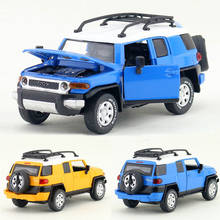 HOMMAT 1 \ 32 Toyota FJ Cruiser SUV Off-road coche modelo 1:32 Diecasts y vehículos de juguete de aleación de Metal de juguete juguetes de modelo de coche para niños 2024 - compra barato